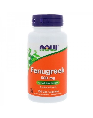 Fenugreek 500 mg Veg Capsules NOW Foods