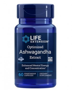 Optimized Ashwagandha Extract 60 vegcaps LIFE Extension