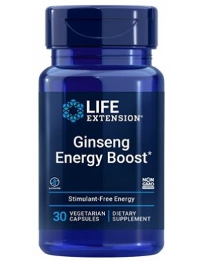 Ginseng Energy Boost 30 vegetarian capsules LIFE Extension