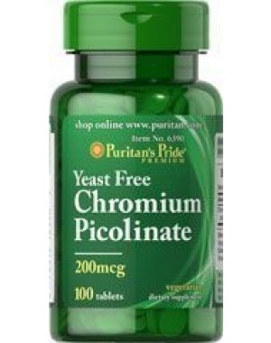 Picolinato de Cromo 200 mg 100 tablets PURITANS Pride 