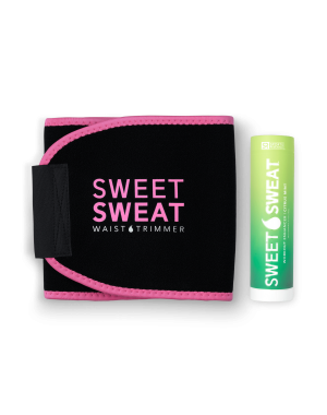Sweet Sweat Stick 6.4 Oz + Waist Trimmer-Pink-Citrus Mint-XL