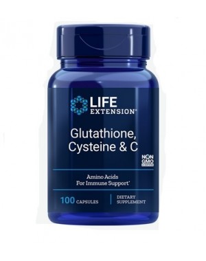 Glutathione, Cysteine & C 100caps LIFE Extension