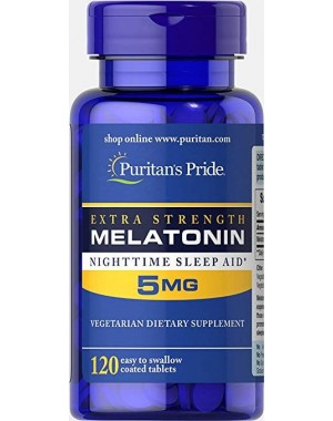 Melatonina 5mg 120 tablets PURITANS Pride