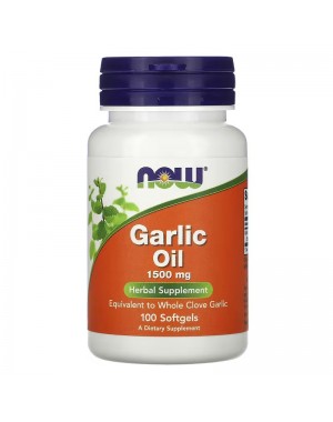 GARLIC OIL 1500mg 100 SGELS Now