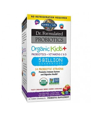 Probiotics Organic Kids 30 chewables GARDEN OF LIFE