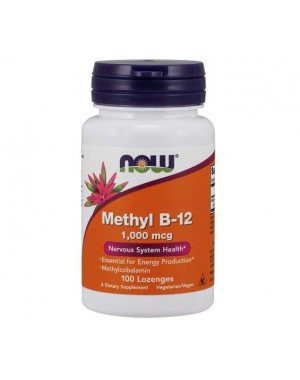 Methyl B12 1000mcg 100 lozenges NOW Foods