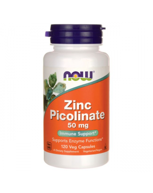 Zinco Picolinate 50mg 120 Veg Caps NOW Foods