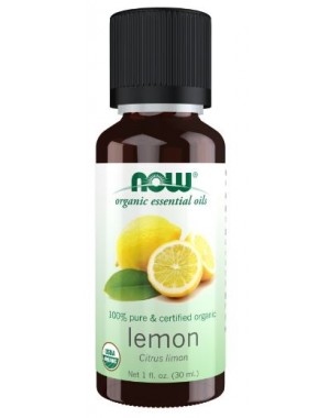 ORGANIC LEMON OIL 1oz NOW Foods