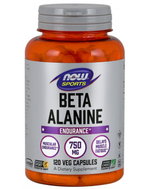 Beta-Alanine 750 mg 120 Capsules NOW Foods