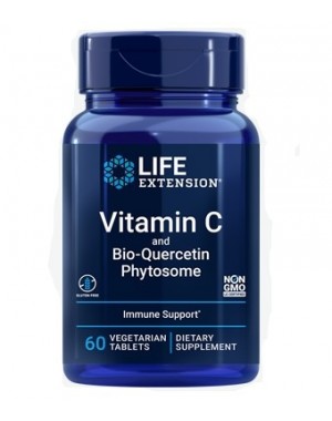 Vitamina C e Bio Quercetin Phytosome 60 vegetarian tablets LIFE Extension