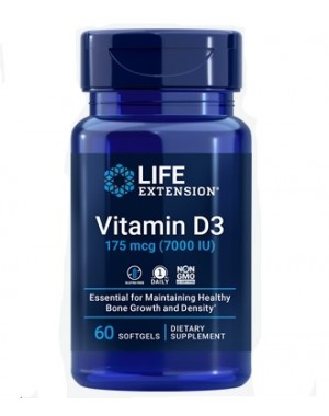 Vitamina D3 7000 IU 60 Softgels LIFE Extension