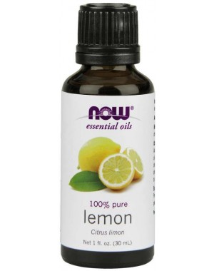 Óleo essencial de limão siciliano Lemon 1oz 30ml NOW Foods