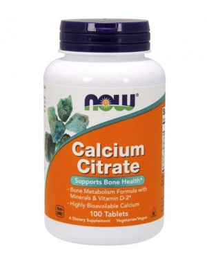 Calcium Citrate 100 tablets NOW Foods