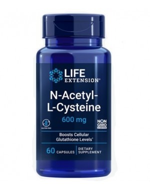 NAC N Acetyl L Cysteine 600mg 60caps LIFE Extension