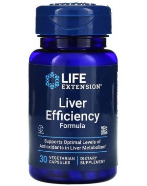 Liver Efficiency Formula 30 vegetarian capsules Life Extension