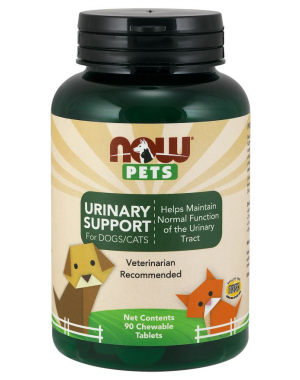 Urinary Support for Dogs & Cats para cães e gatos 90 chewables tabs NOW Pets