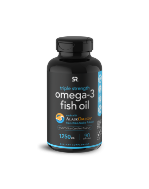 Omega 3 óleo de peixe Fish Oil 1250mg 90 softgels