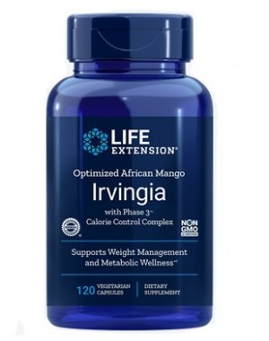 Irvingia Optimized African Mango 120 vegetarian capsules LIFE Extension