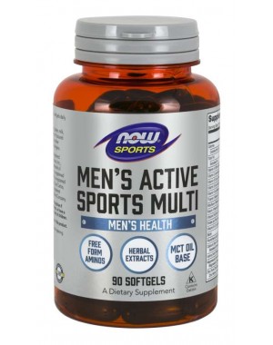 Multivitaminico para homens Men Active Sports 90 softgels NOW Sports