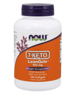 7 KETO LeanGels com CLA 100 mg 120 Softgels Now Foods