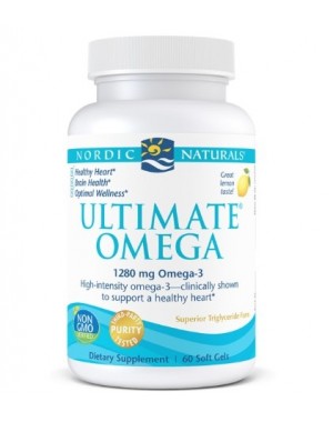 Ultimate Omega 60count sabor limão NORDIC Naturals