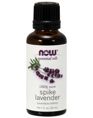 Óleo essencial de alfazema Spike Lavender 1oz 30ml NOW Foods