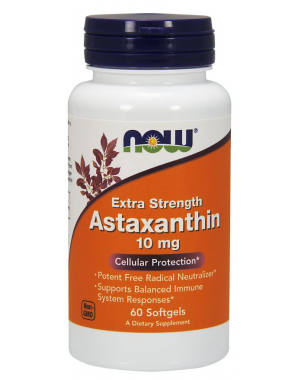 Astaxanthin 10mg 60 Softgels Now Foods