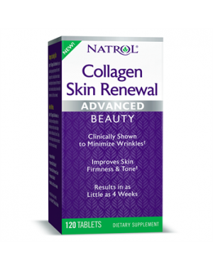 Collagen Skin Renewal Advanced Colageno com verisol 120 tablets NATROL