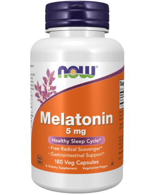 MELATONIN 5mg 180 VCAPS Now foods