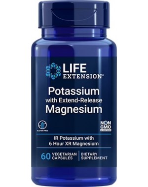 Potassium with Extend-Release Magnesium, 60 Vcaps Life Extension