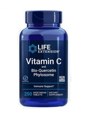 Vitamina C e Bio Quercetin Phytosome 250 vegetarian tablets LIFE Extension