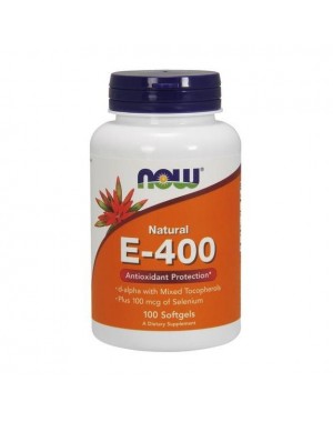 Vitamina E400 IU 100 Softgels NOW Foods