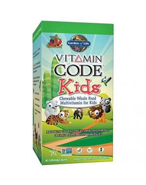 Vitamin Code Kids Multivitaminico para criancas 60 chewable bears GARDEN OF LIFE