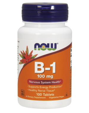 Vitamina B-1 100 mg Tablets NOW