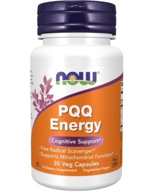 PQQ Energy 30 veg caps Now foods