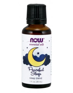 Óleo essencial blend de Peaceful Sleep 1oz 30ml NOW Foods