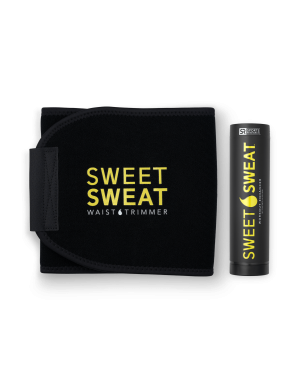 Sweet Sweat Stick 6.4 Oz + Waist Trimmer-Yellow-M-Original