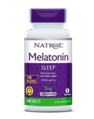 Melatonina 5mg TIME RELEASE 100 tablets NATROL