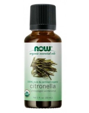 ORGANIC CITRONELLA OIL  1oz NOW Foods