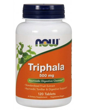 Triphala 500 mg 120 Tablets NOW