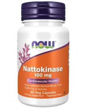 Nattokinase 100 mg 60 Veg Capsules NOW