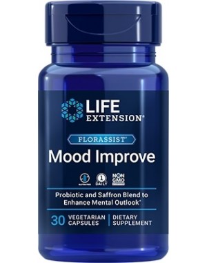 FLORASSIST® Mood Improve, 30 Cápsulas Vegetarianas Life Extension