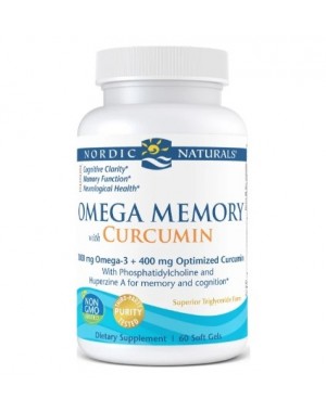 Omega Memory com Curcumin 60 count NORDIC Naturals