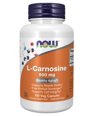 L-Carnosine 500 mg 100 Veg Capsules Now 