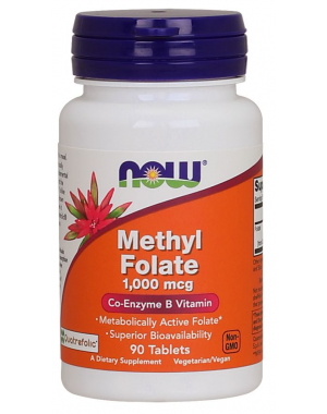 Methyl Folate 1000 mcg 90 tablets NOW Foods