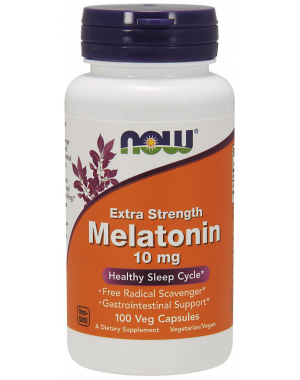 Melatonina 10mg 100 veg caps NOW Foods