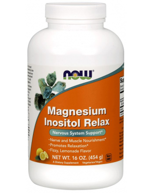 Magnesio Magnesium Inositol Relax  Powder 454g NOW Foods