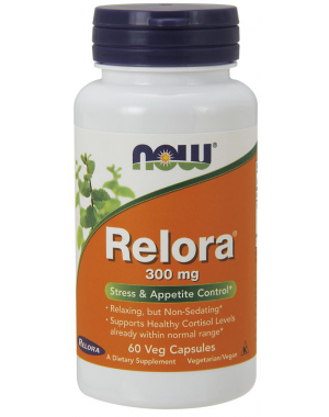 Relora 300mg 60 veg caps NOW Foods