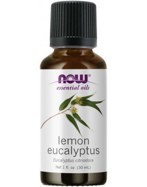 LEMON EUCALYPTUS (CITRIDORA) OIL  1 OZ NOW Foods