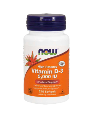 Vitamina D3 5.000 240 softgels NOW Foods